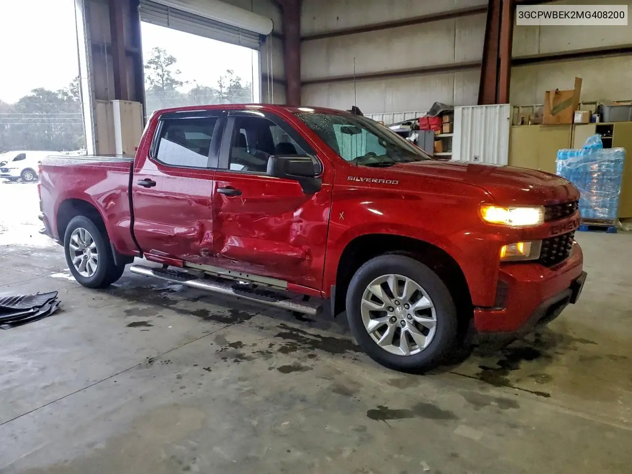 3GCPWBEK2MG408200 2021 Chevrolet Silverado C1500 Custom
