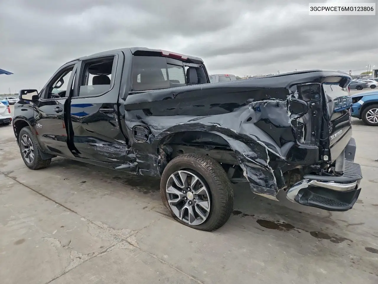 3GCPWCET6MG123806 2021 Chevrolet Silverado C1500 Lt
