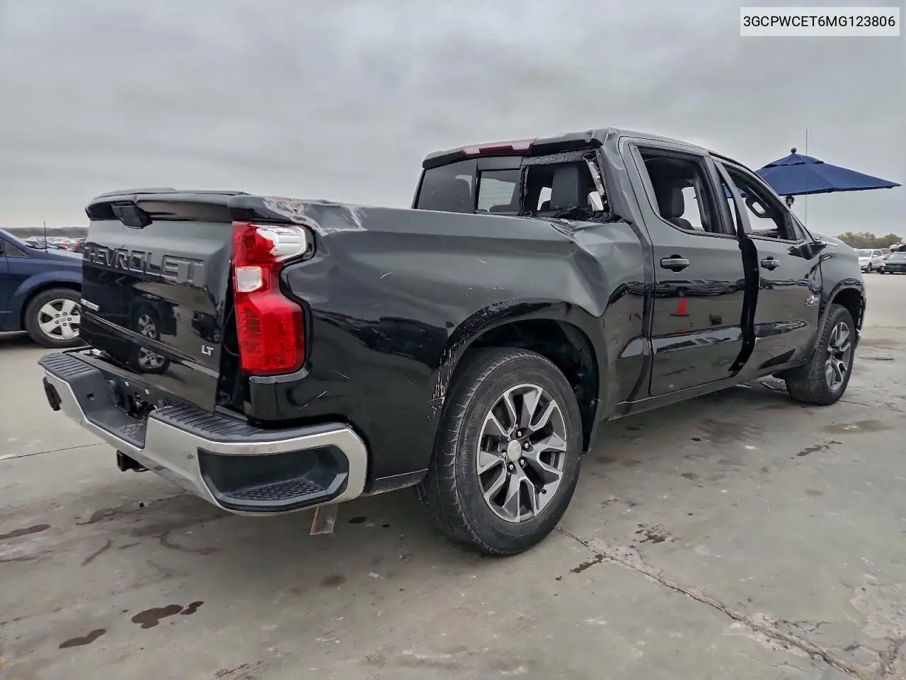 3GCPWCET6MG123806 2021 Chevrolet Silverado C1500 Lt