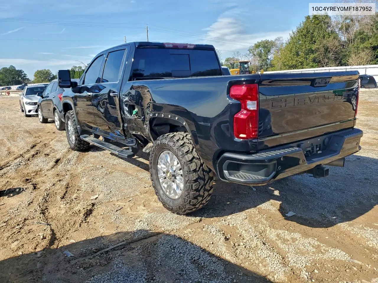 1GC4YREY0MF187952 2021 Chevrolet Silverado K2500 High Country