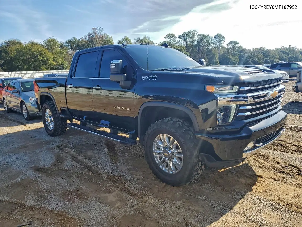 1GC4YREY0MF187952 2021 Chevrolet Silverado K2500 High Country