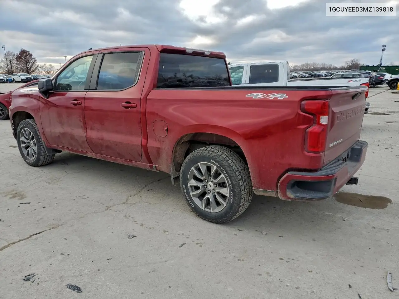 1GCUYEED3MZ139818 2021 Chevrolet Silverado K1500 Rst