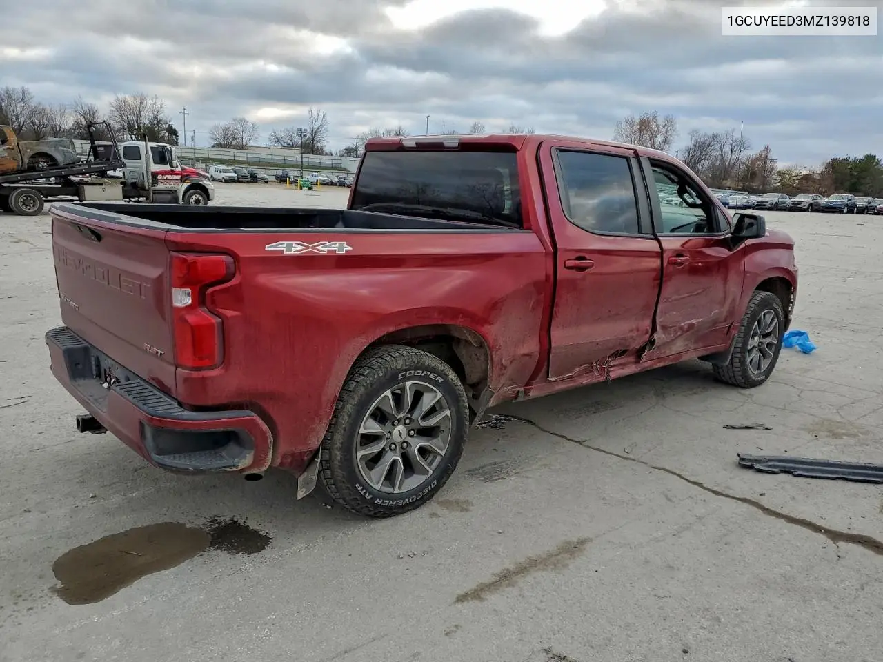 1GCUYEED3MZ139818 2021 Chevrolet Silverado K1500 Rst