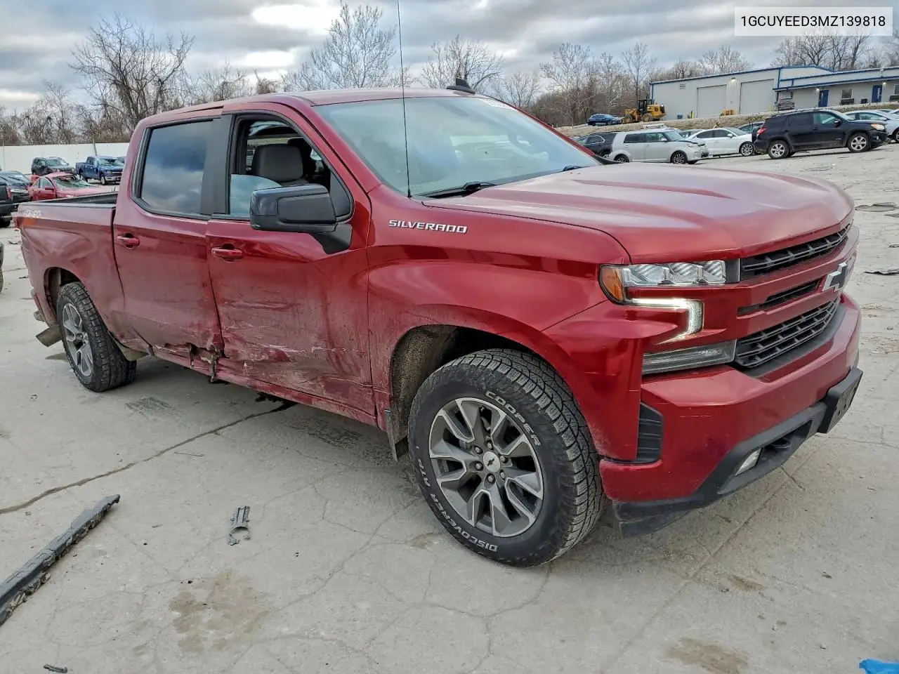 1GCUYEED3MZ139818 2021 Chevrolet Silverado K1500 Rst