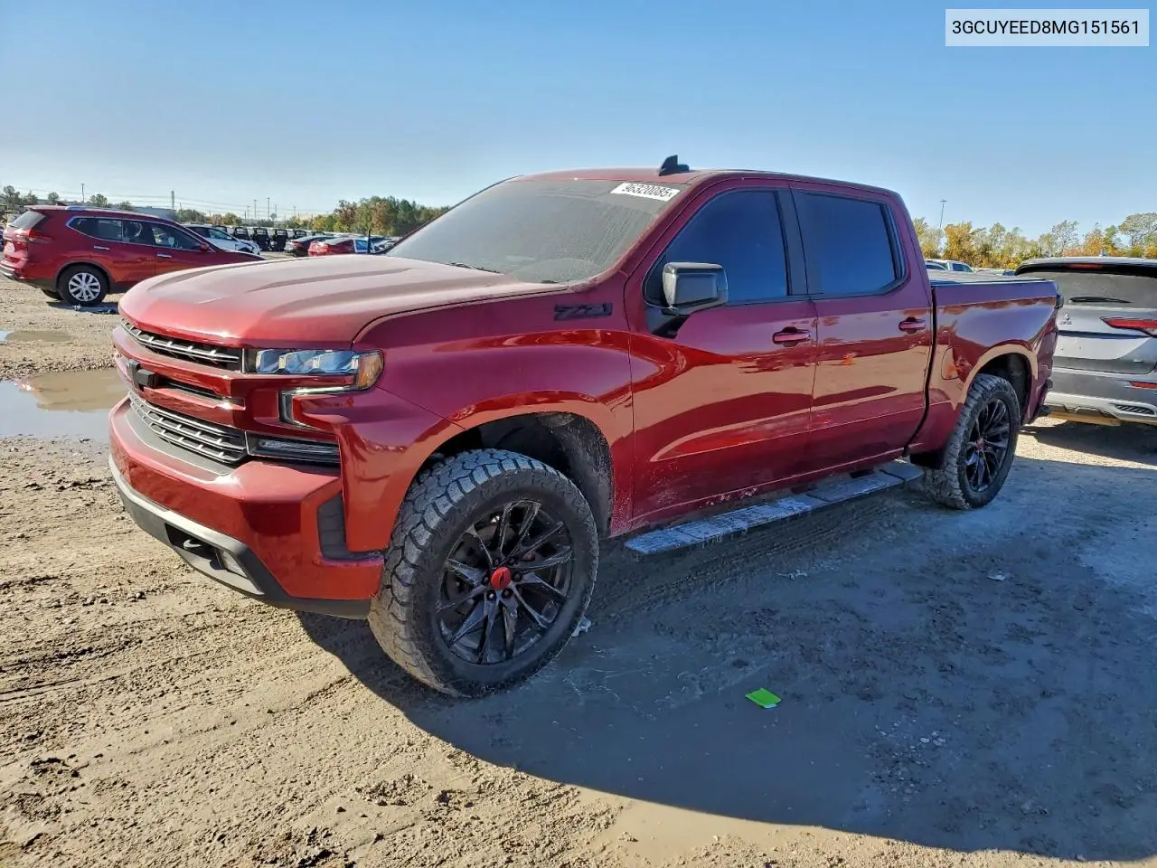 3GCUYEED8MG151561 2021 Chevrolet Silverado K1500 Rst