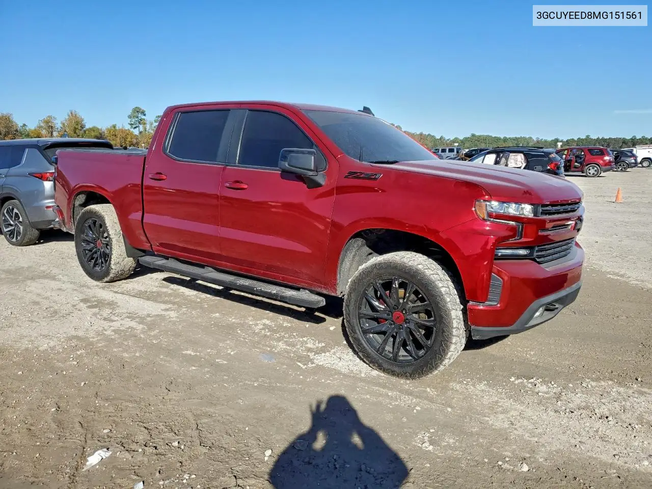 3GCUYEED8MG151561 2021 Chevrolet Silverado K1500 Rst