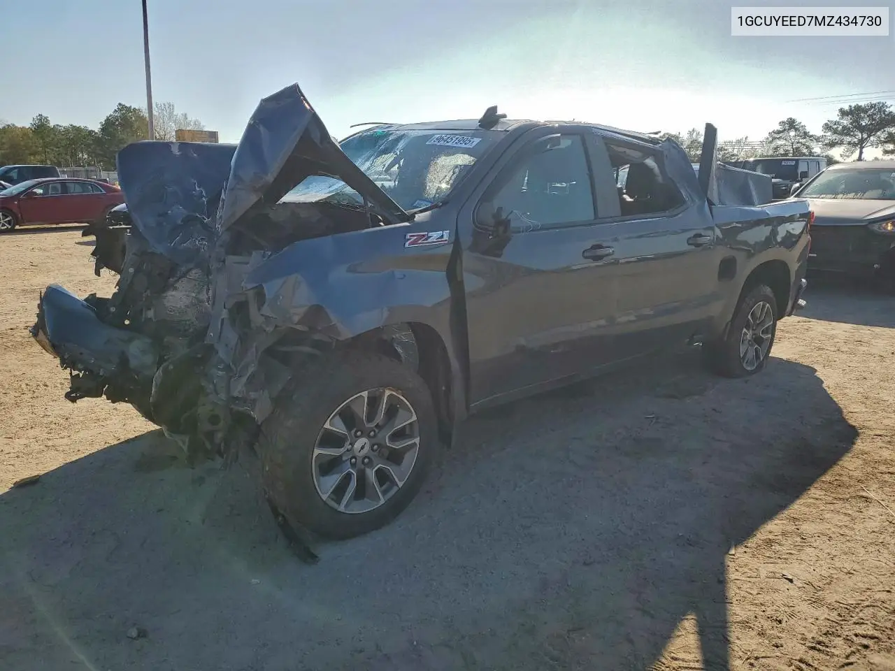 1GCUYEED7MZ434730 2021 Chevrolet Silverado K1500 Rst