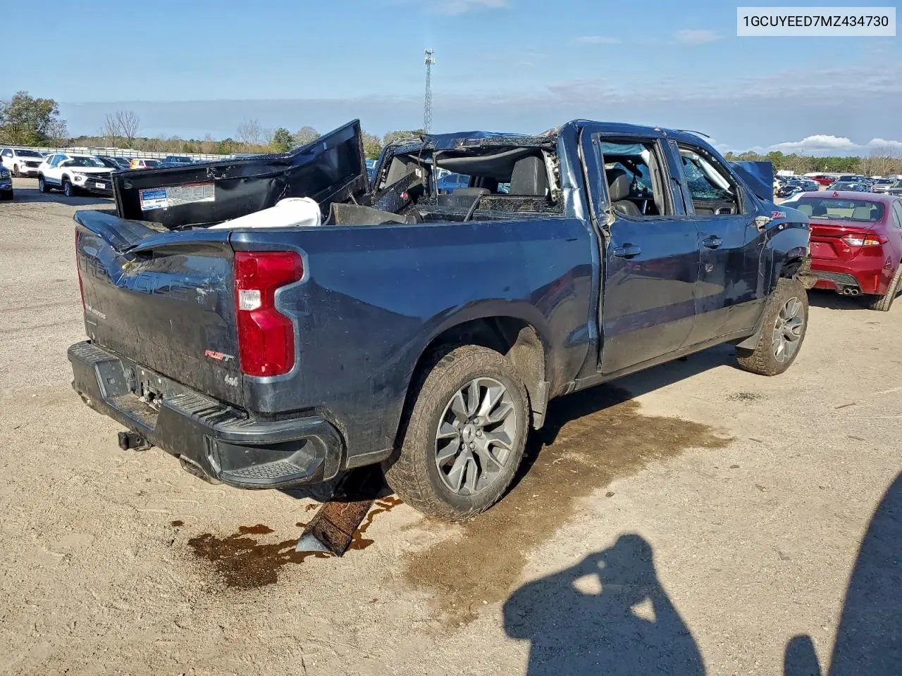 1GCUYEED7MZ434730 2021 Chevrolet Silverado K1500 Rst
