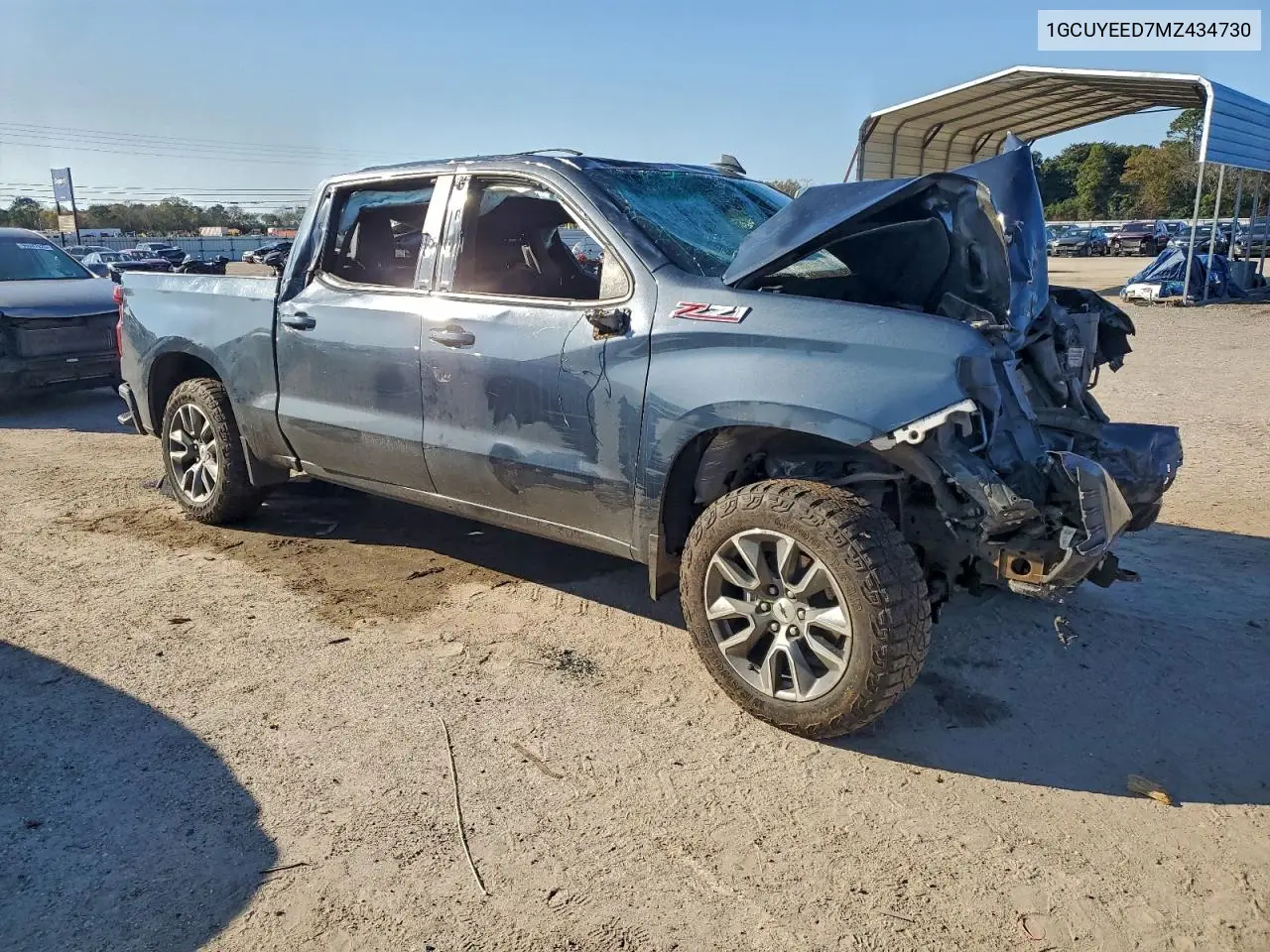 1GCUYEED7MZ434730 2021 Chevrolet Silverado K1500 Rst