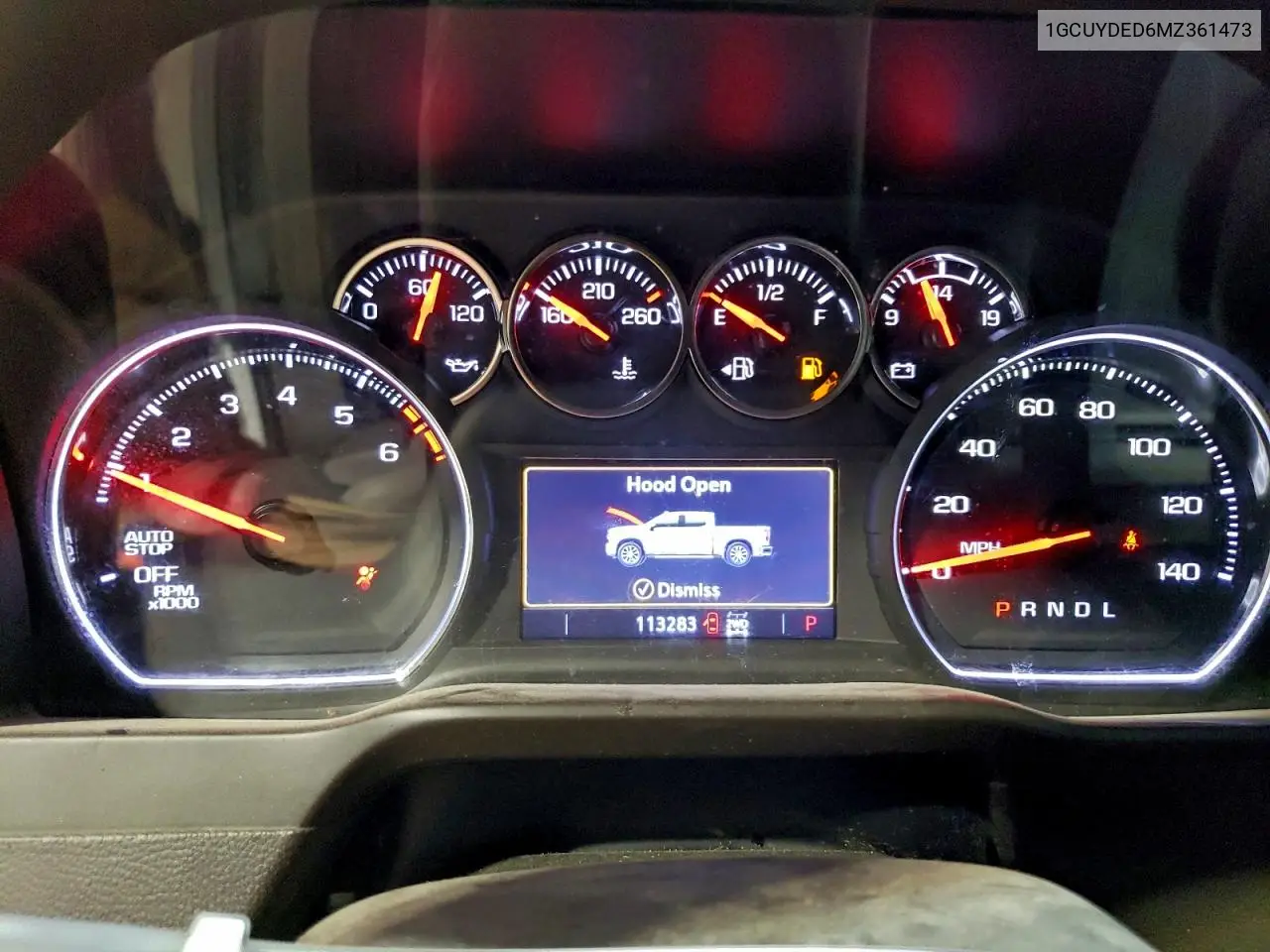 1GCUYDED6MZ361473 2021 Chevrolet Silverado K1500 Lt