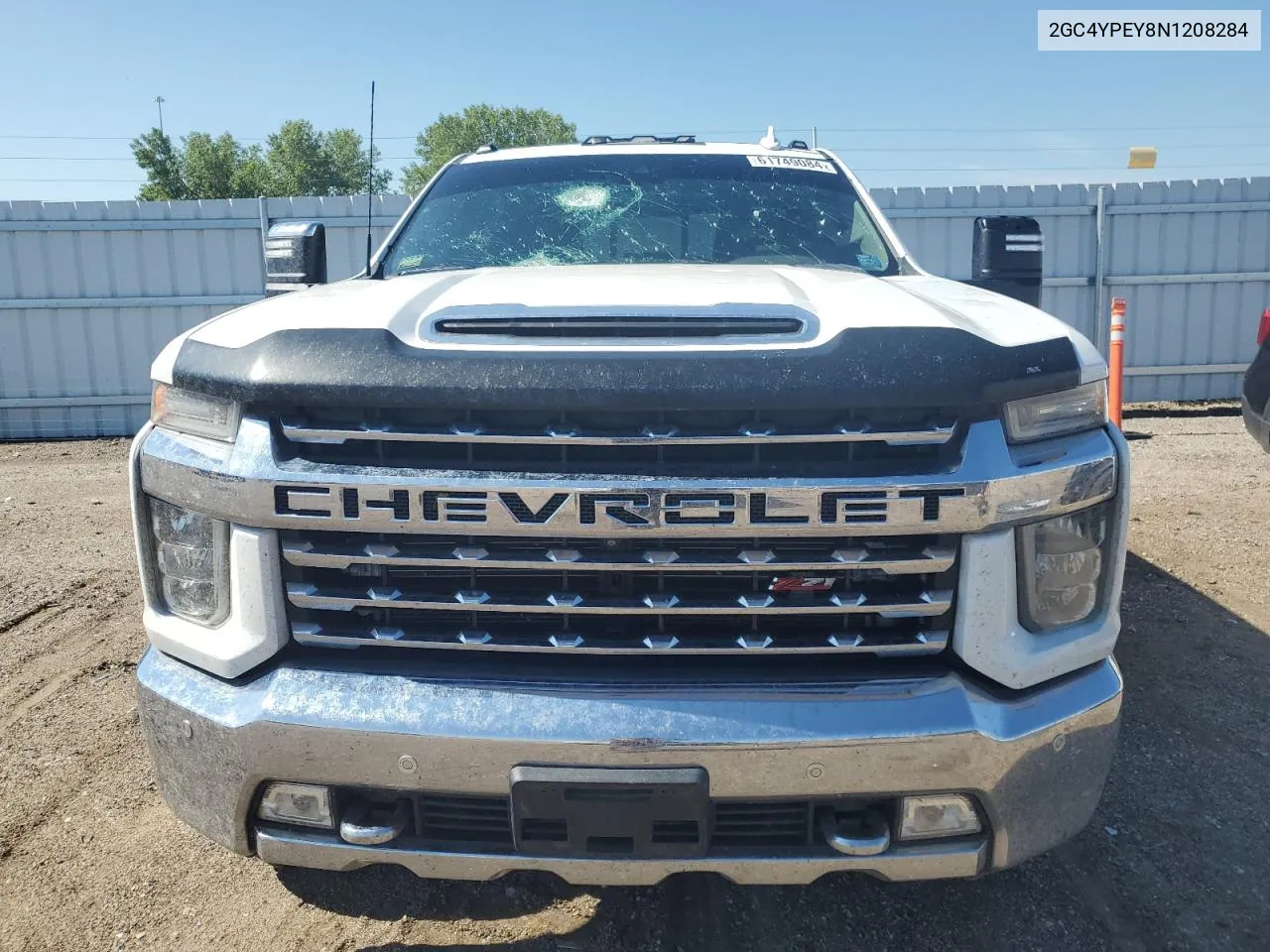 2022 Chevrolet Silverado K2500 Heavy Duty Ltz VIN: 2GC4YPEY8N1208284 Lot: 61749084