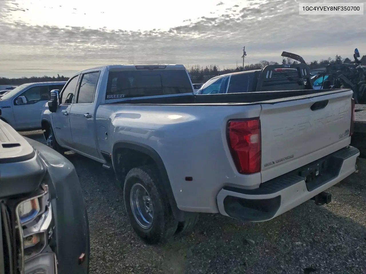 1GC4YVEY8NF350700 2022 Chevrolet Silverado K3500 High Country