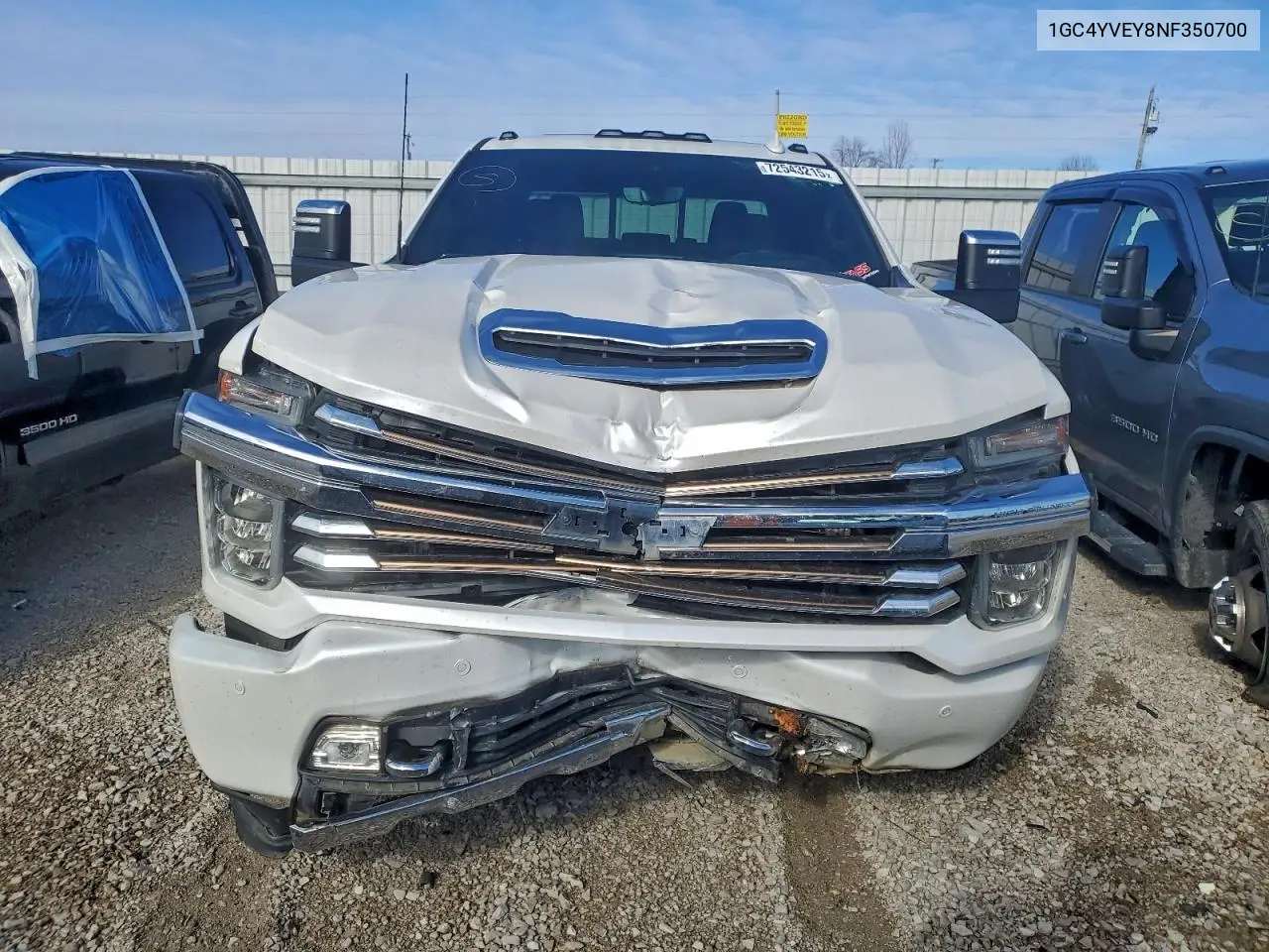 1GC4YVEY8NF350700 2022 Chevrolet Silverado K3500 High Country