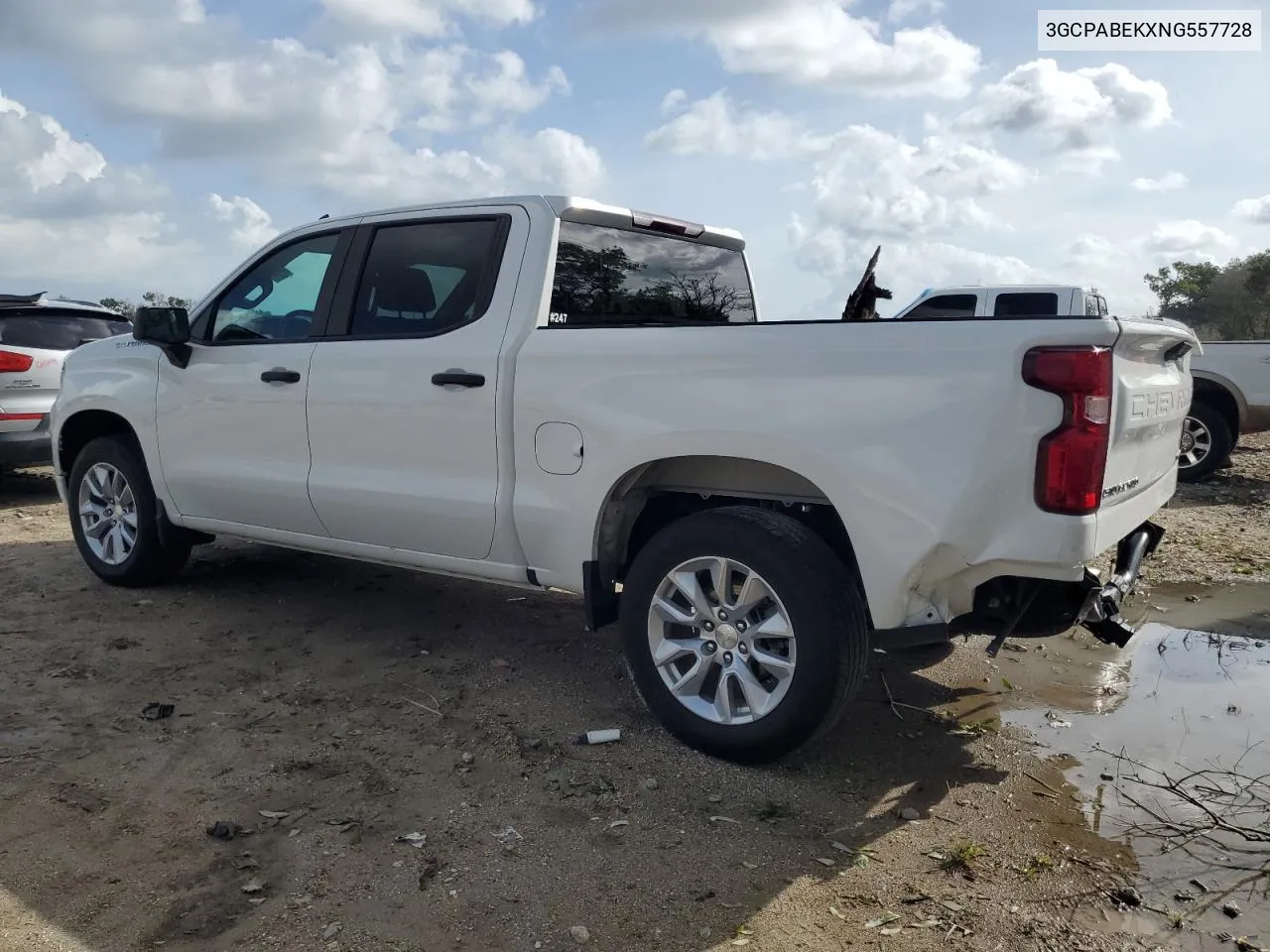 2022 Chevrolet Silverado C1500 Custom VIN: 3GCPABEKXNG557728 Lot: 72606214