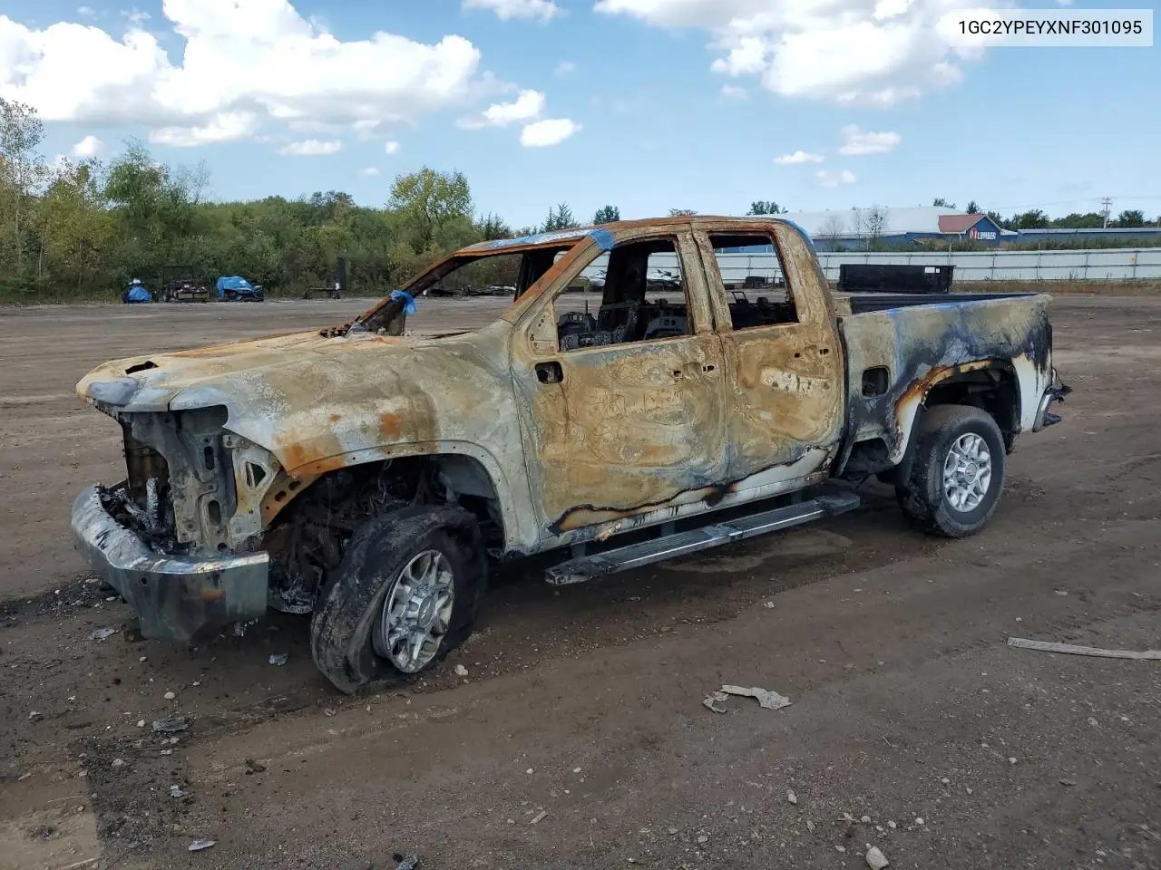 1GC2YPEYXNF301095 2022 Chevrolet Silverado K2500 Heavy Duty Ltz