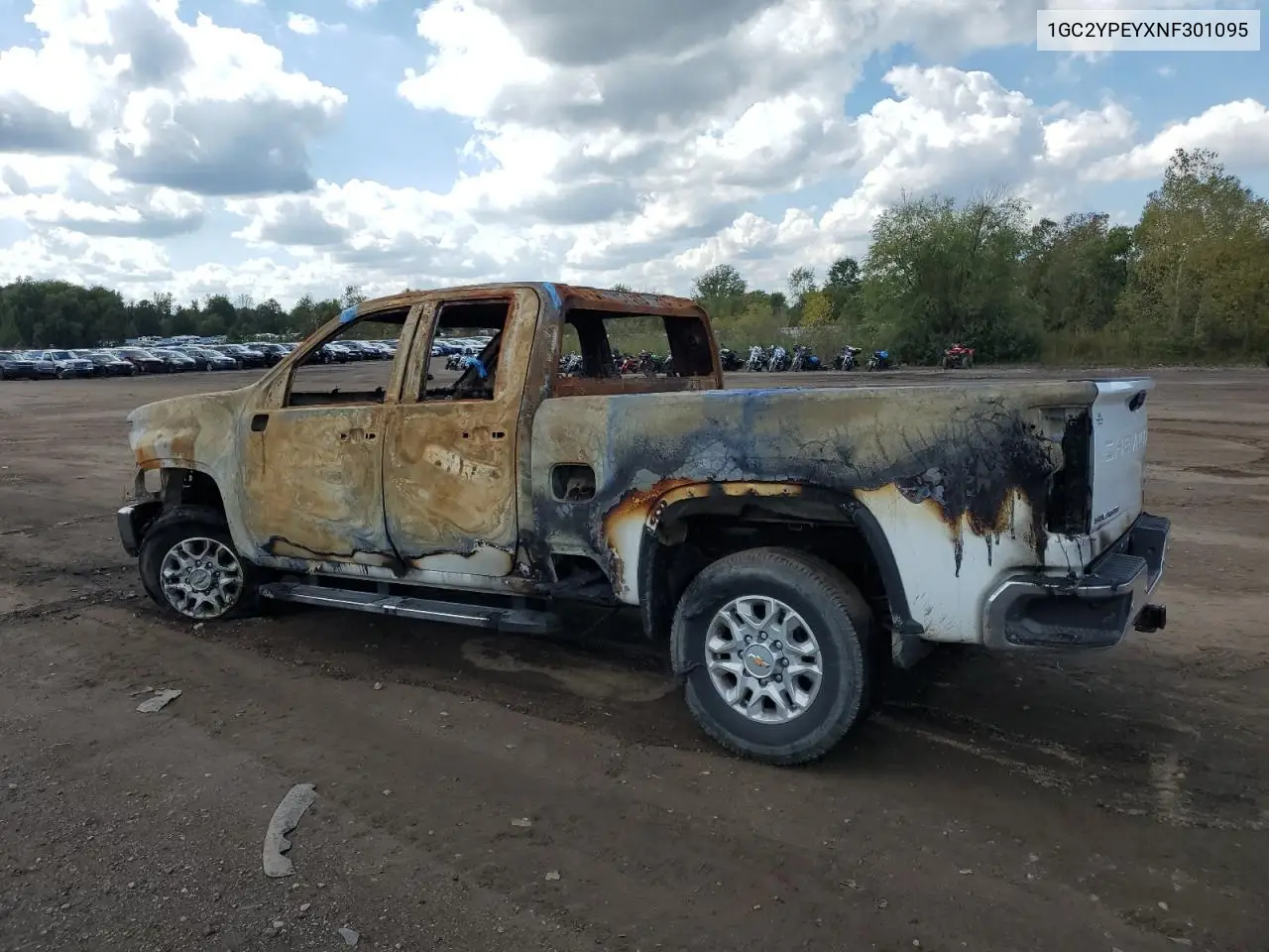 1GC2YPEYXNF301095 2022 Chevrolet Silverado K2500 Heavy Duty Ltz