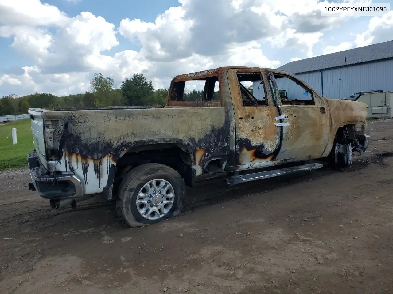 1GC2YPEYXNF301095 2022 Chevrolet Silverado K2500 Heavy Duty Ltz