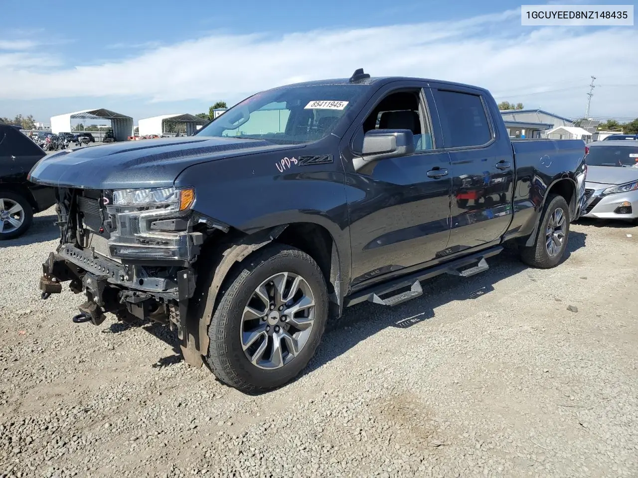 1GCUYEED8NZ148435 2022 Chevrolet Silverado Ltd K1500 Rst