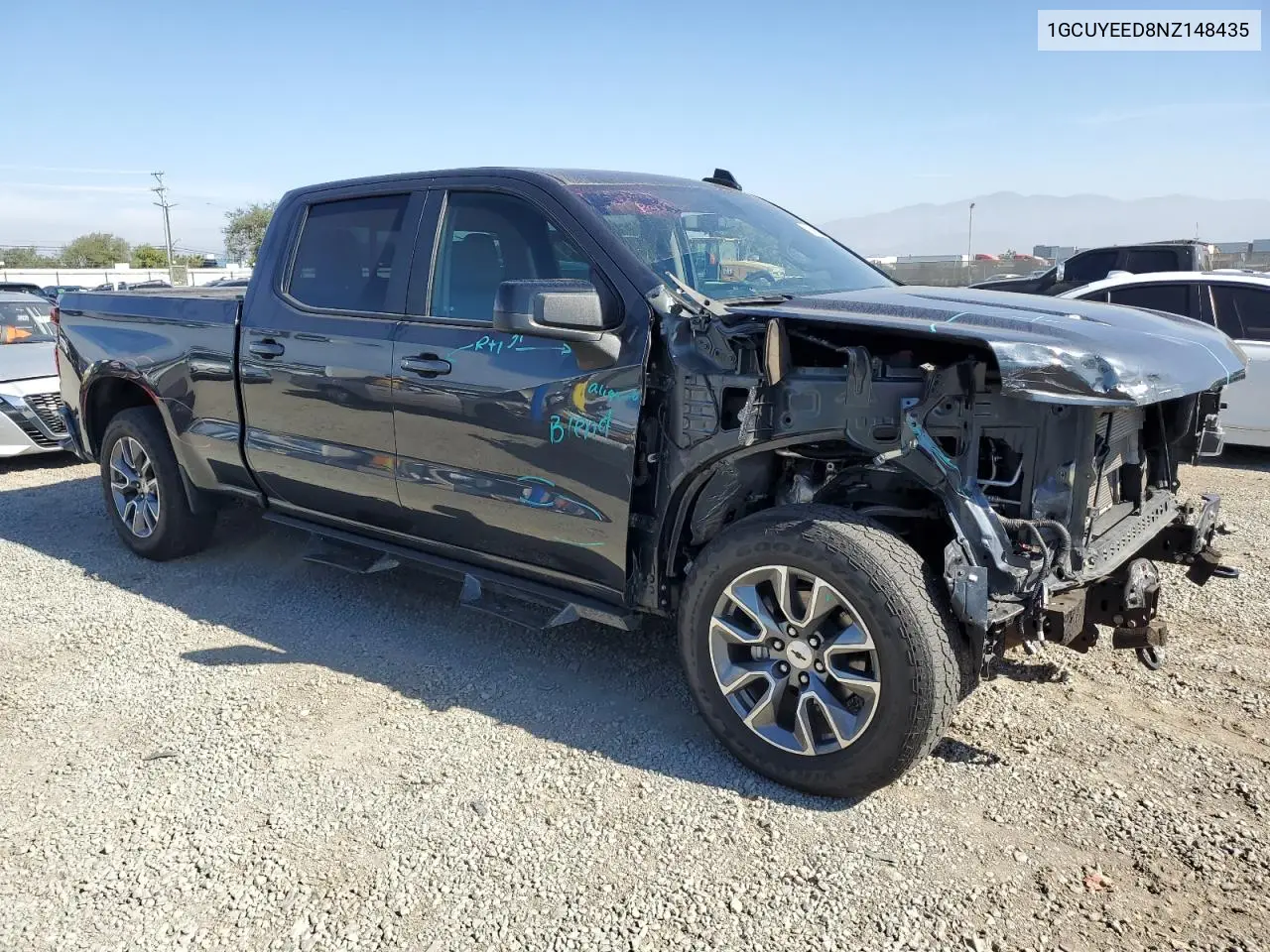 1GCUYEED8NZ148435 2022 Chevrolet Silverado Ltd K1500 Rst