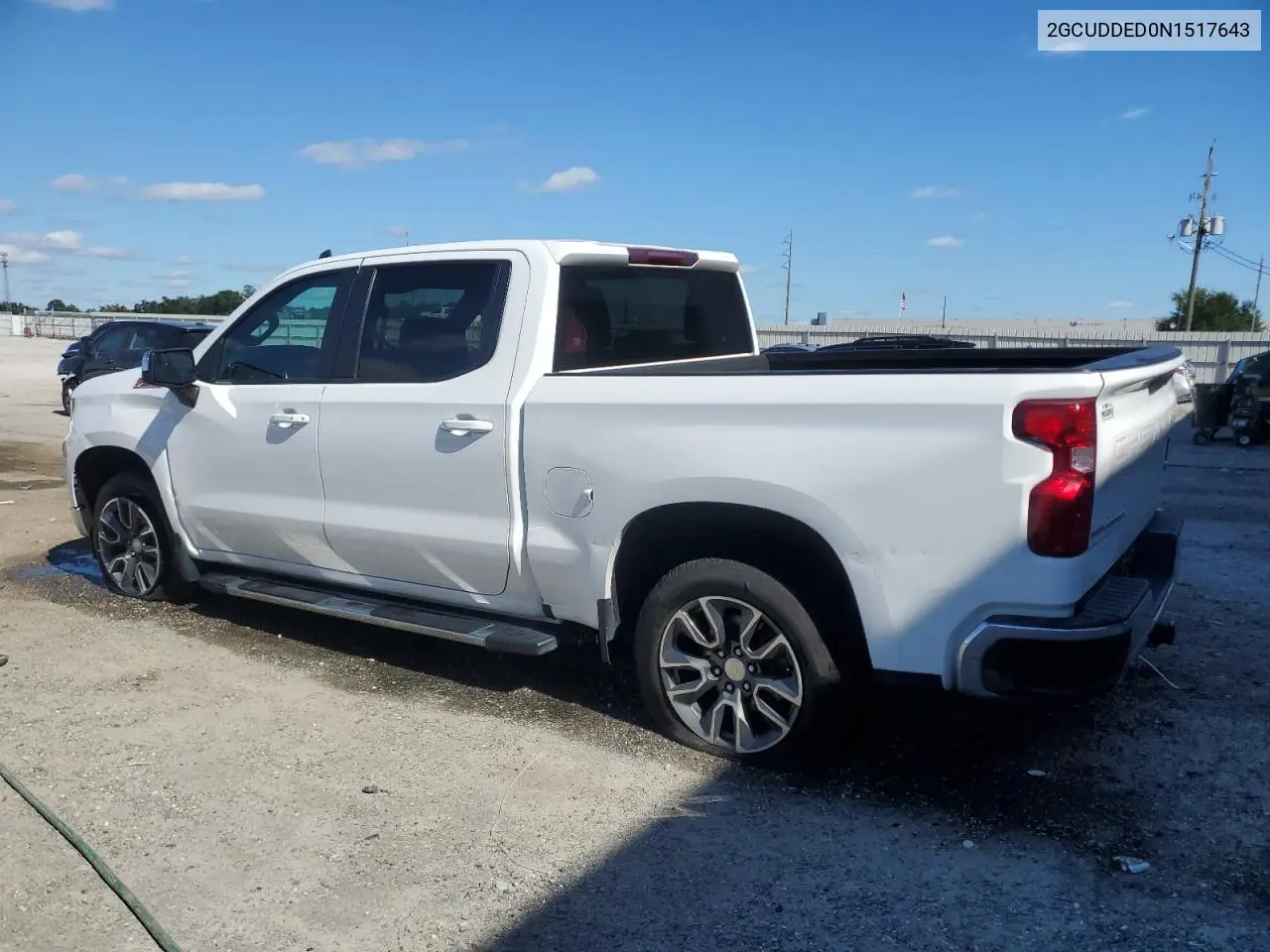 2GCUDDED0N1517643 2022 Chevrolet Silverado K1500 Lt