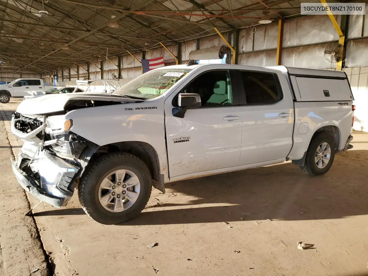 1GCUYDET8NZ170100 2022 Chevrolet Silverado Ltd K1500 Lt