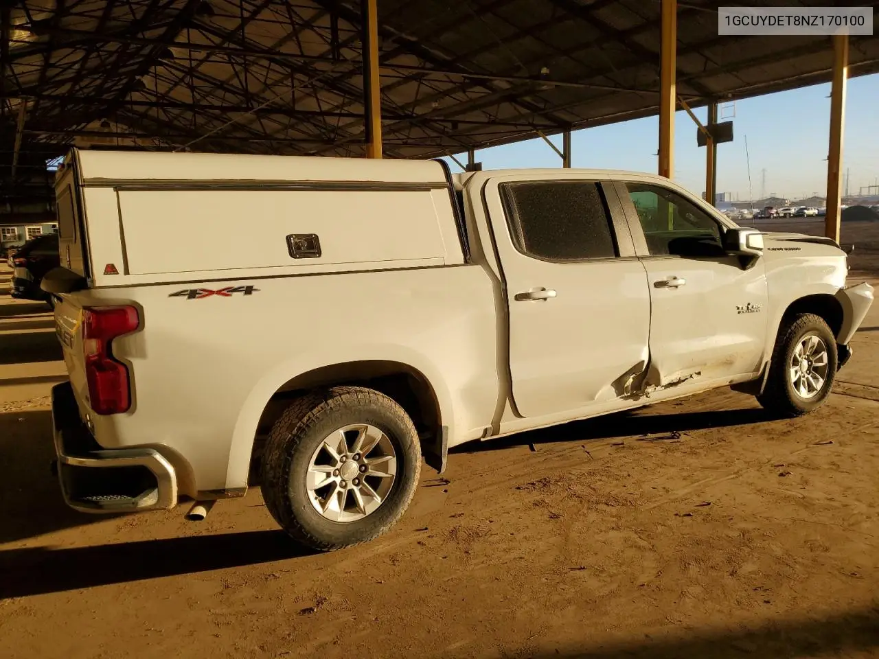 1GCUYDET8NZ170100 2022 Chevrolet Silverado Ltd K1500 Lt