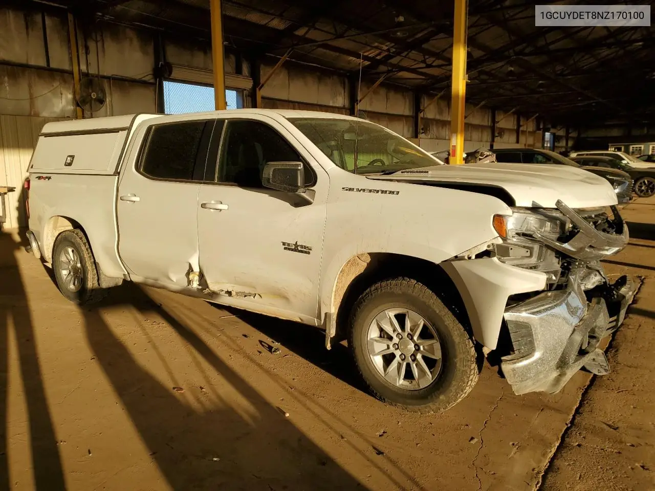 1GCUYDET8NZ170100 2022 Chevrolet Silverado Ltd K1500 Lt