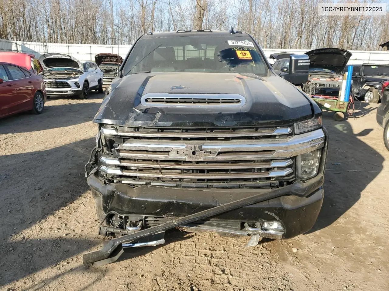 1GC4YREY8NF122025 2022 Chevrolet Silverado K2500 High Country