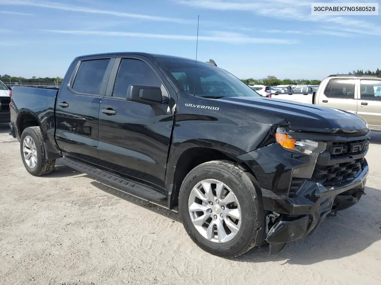3GCPABEK7NG580528 2022 Chevrolet Silverado C1500 Custom