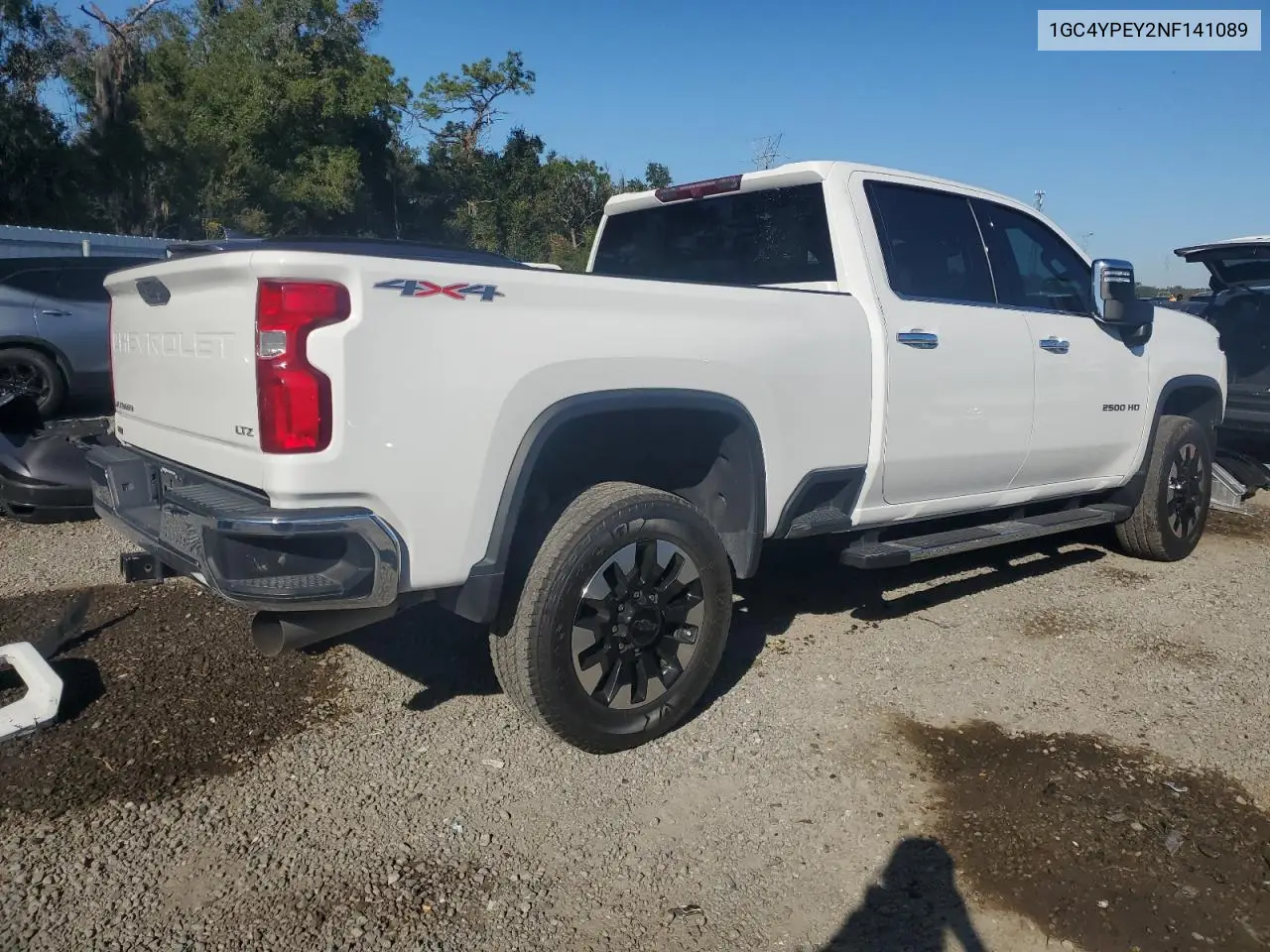 1GC4YPEY2NF141089 2022 Chevrolet Silverado K2500 Heavy Duty Ltz