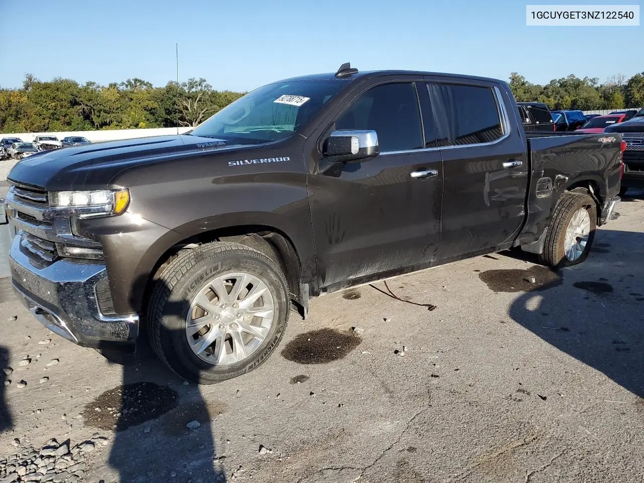 1GCUYGET3NZ122540 2022 Chevrolet Silverado Ltd K1500 Ltz