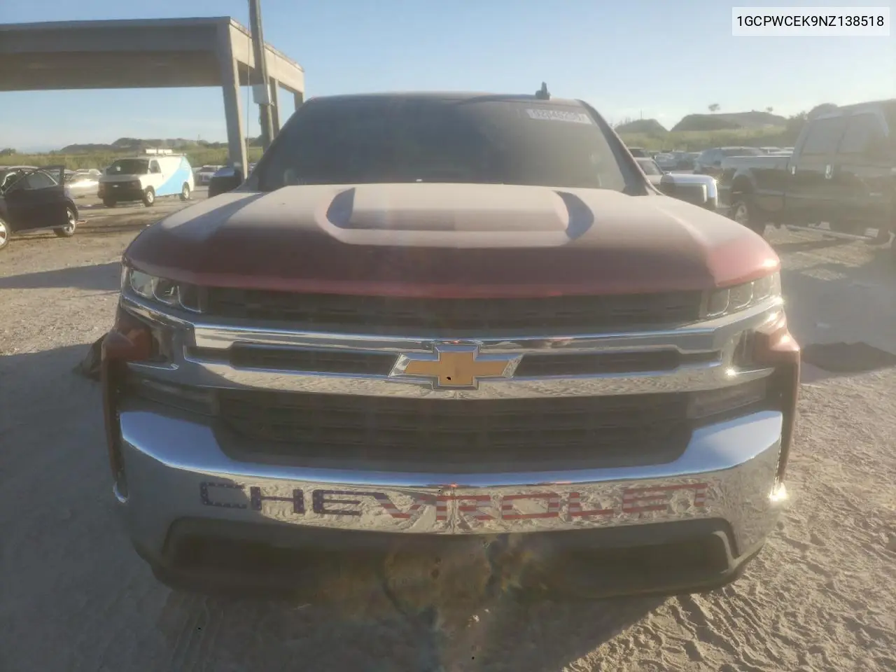 1GCPWCEK9NZ138518 2022 Chevrolet Silverado Ltd C1500 Lt
