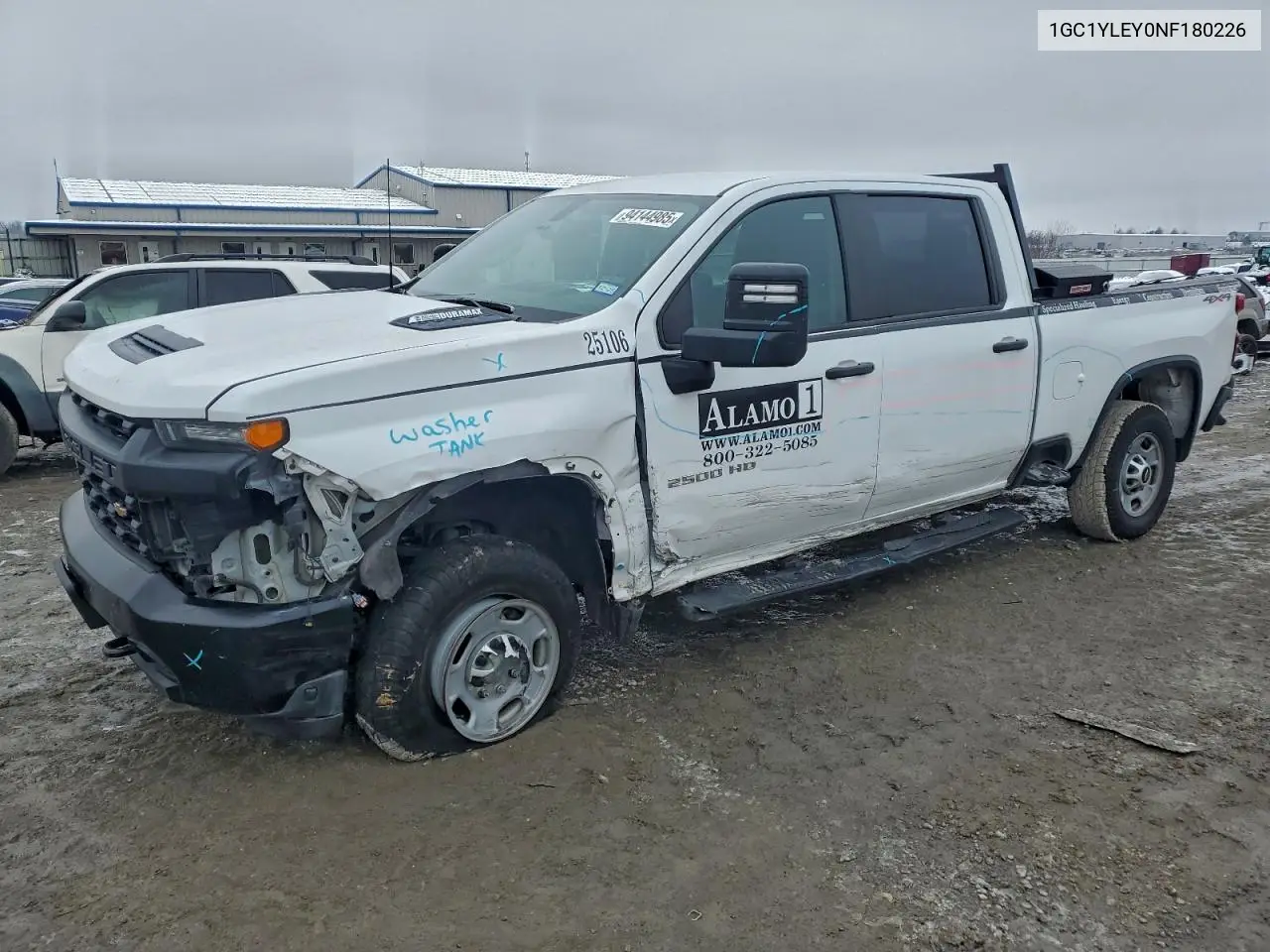 1GC1YLEY0NF180226 2022 Chevrolet Silverado K2500 Heavy Duty