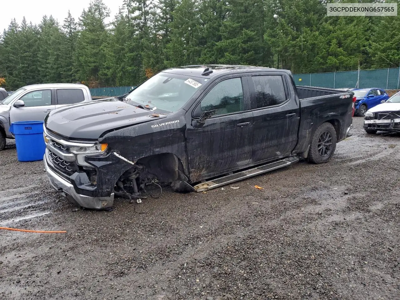 3GCPDDEK0NG657565 2022 Chevrolet Silverado K1500 Lt