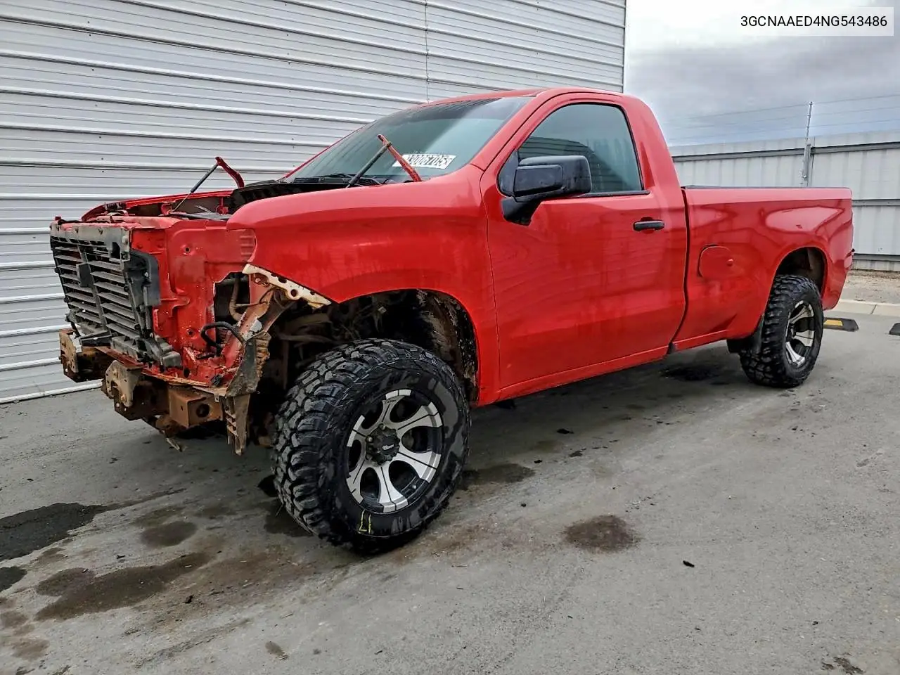 3GCNAAED4NG543486 2022 Chevrolet Silverado C1500