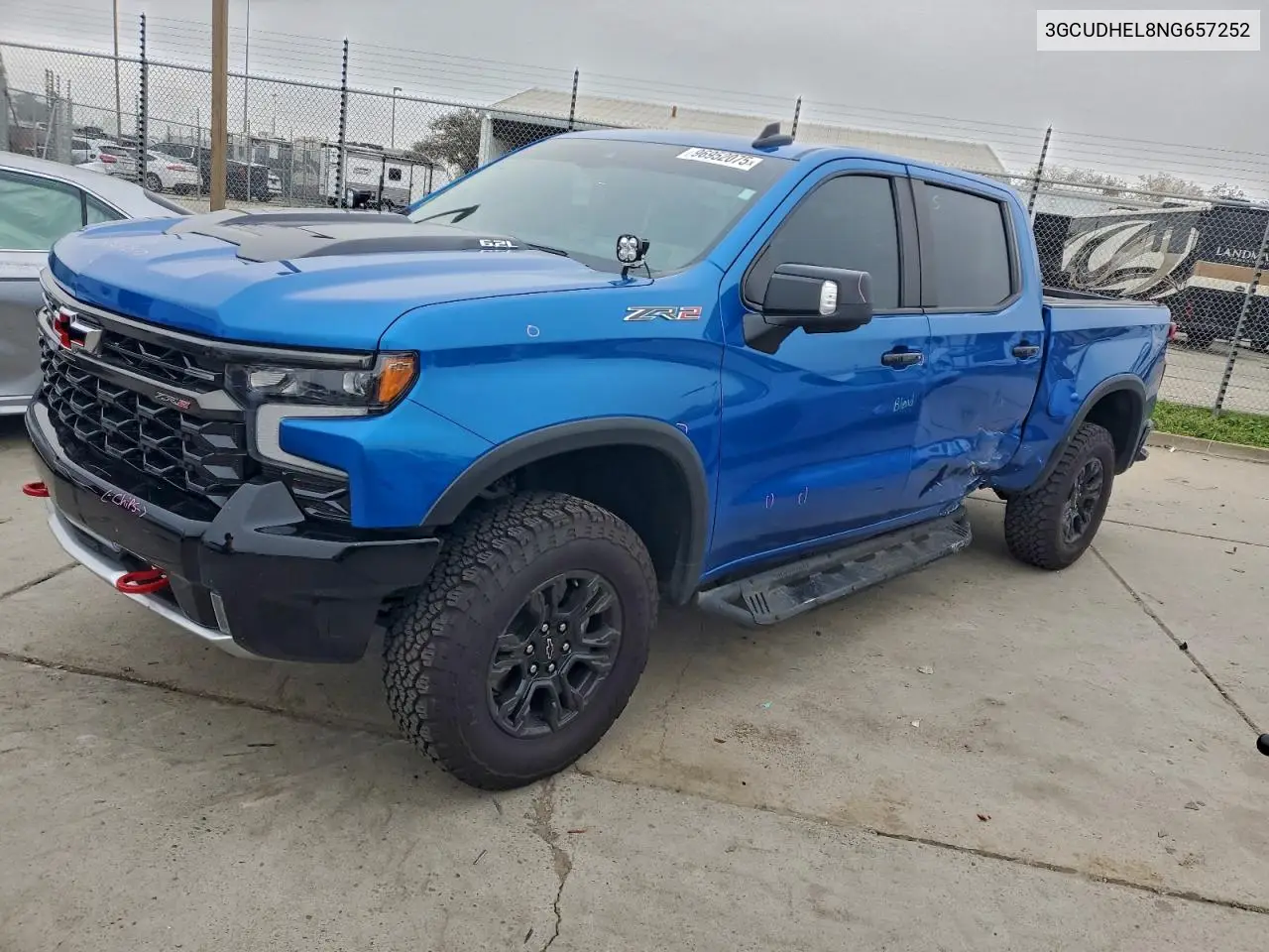 3GCUDHEL8NG657252 2022 Chevrolet Silverado K1500 Zr2