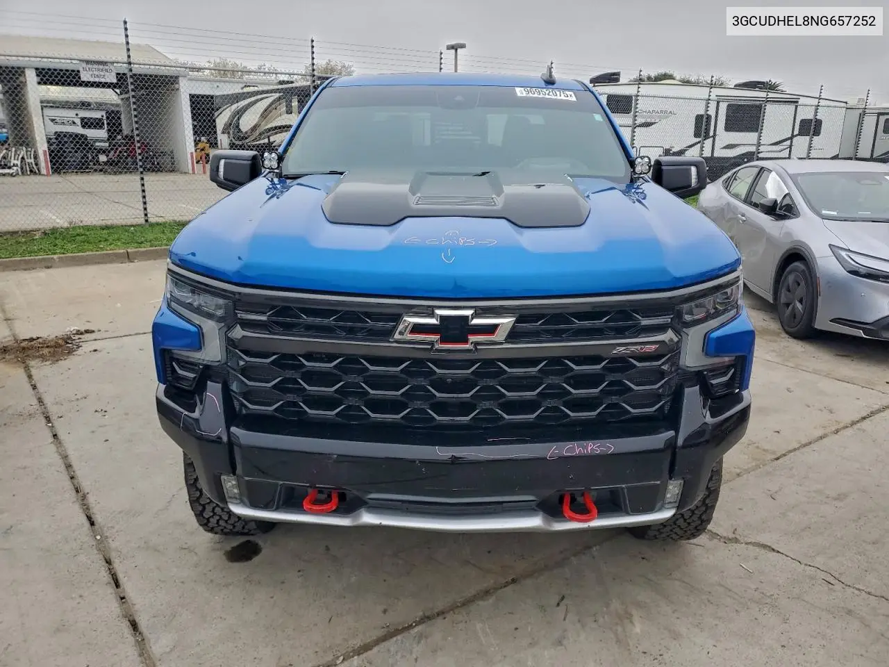3GCUDHEL8NG657252 2022 Chevrolet Silverado K1500 Zr2