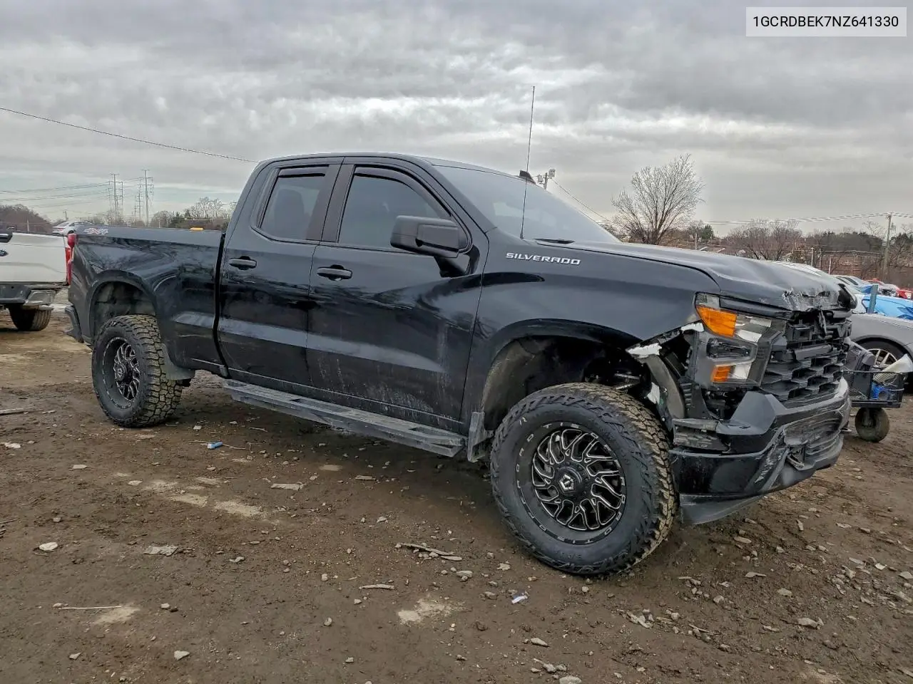 1GCRDBEK7NZ641330 2022 Chevrolet Silverado K1500 Custom