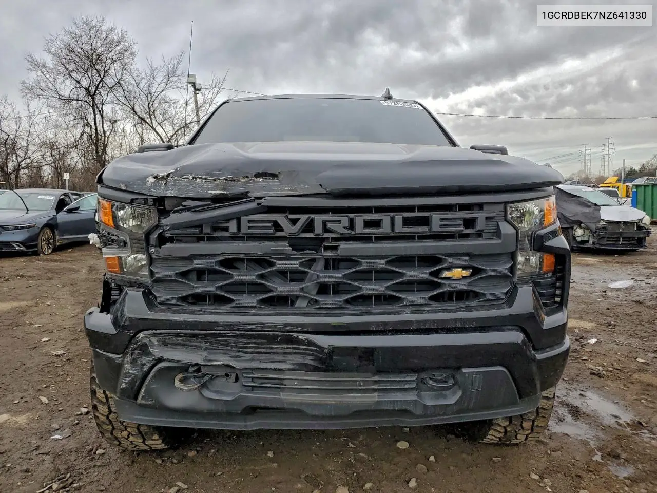 1GCRDBEK7NZ641330 2022 Chevrolet Silverado K1500 Custom