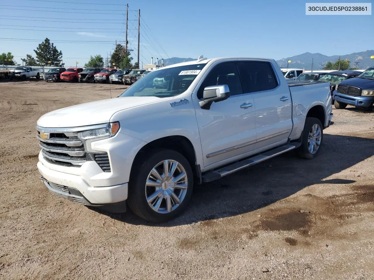 2023 Chevrolet Silverado K1500 High Country VIN: 3GCUDJED5PG238861 Lot: 61661904