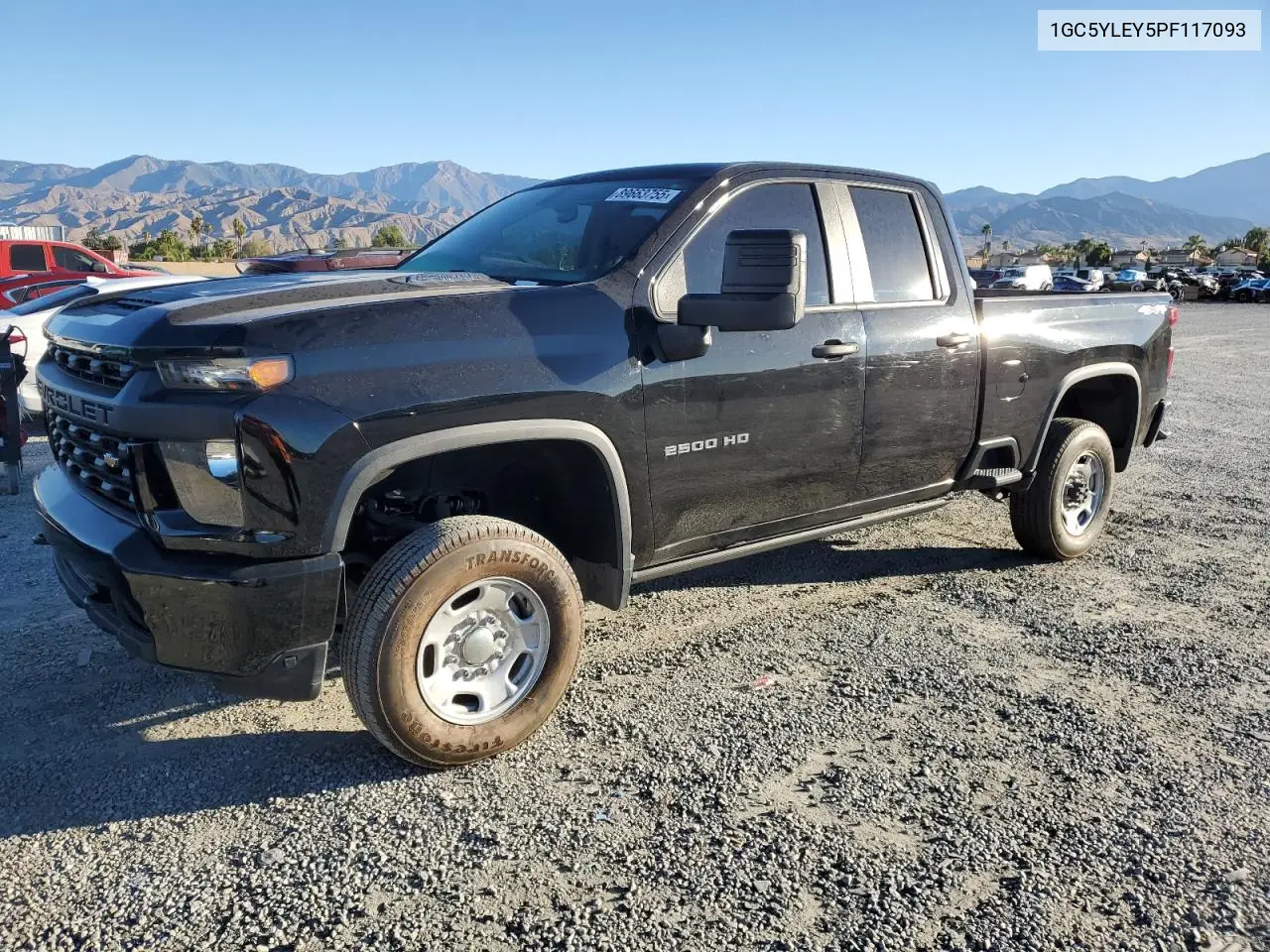 1GC5YLEY5PF117093 2023 Chevrolet Silverado K2500 Heavy Duty