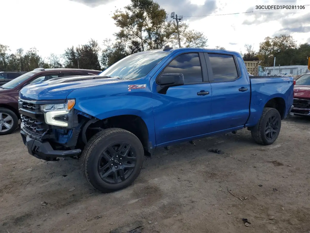 3GCUDFED1PG281106 2023 Chevrolet Silverado K1500 Lt Trail Boss