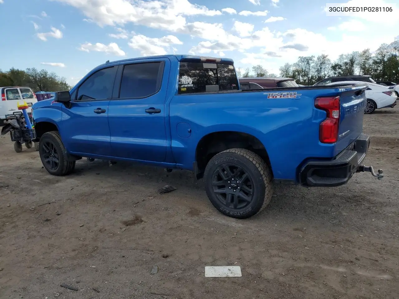 3GCUDFED1PG281106 2023 Chevrolet Silverado K1500 Lt Trail Boss
