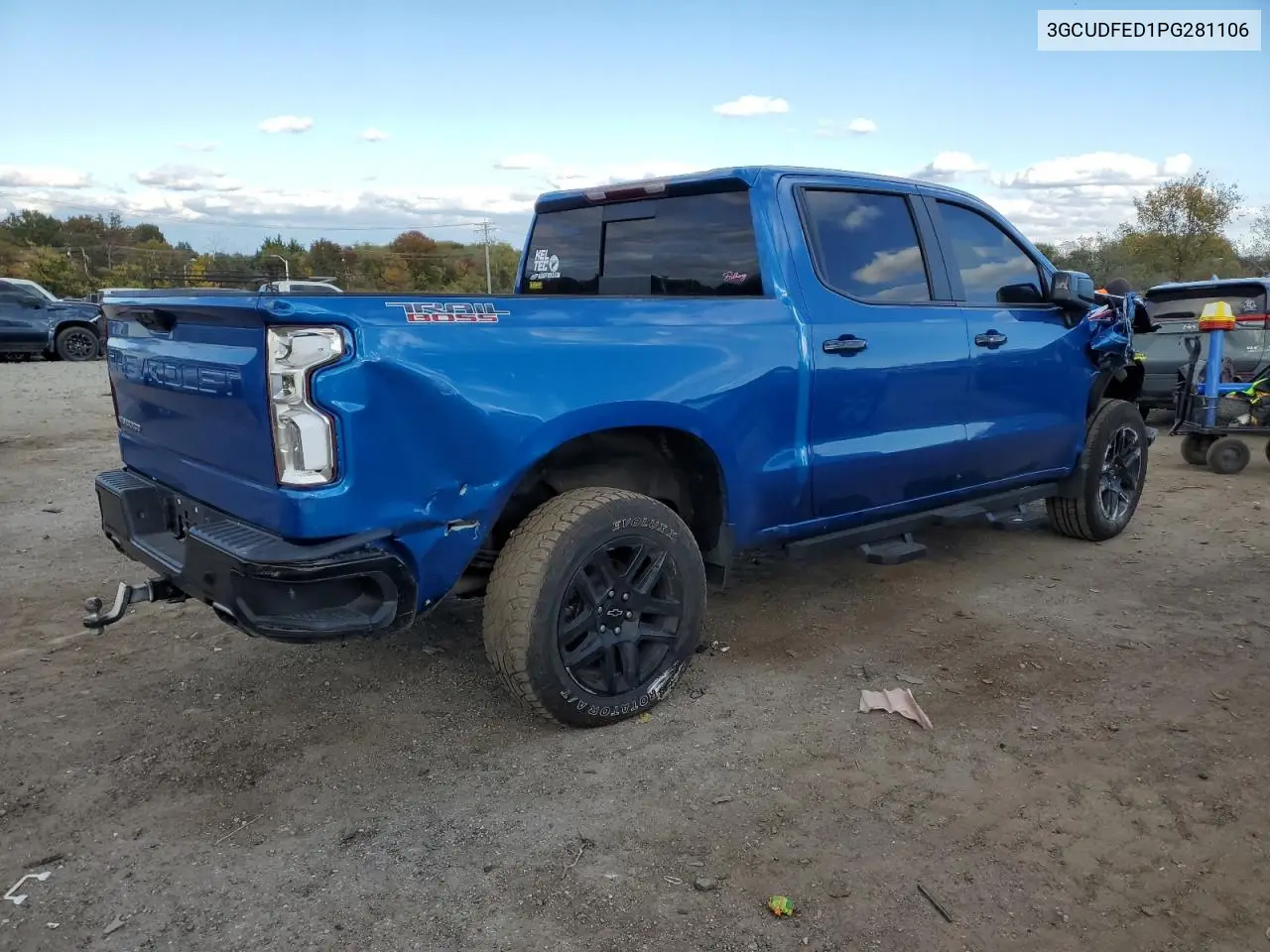3GCUDFED1PG281106 2023 Chevrolet Silverado K1500 Lt Trail Boss