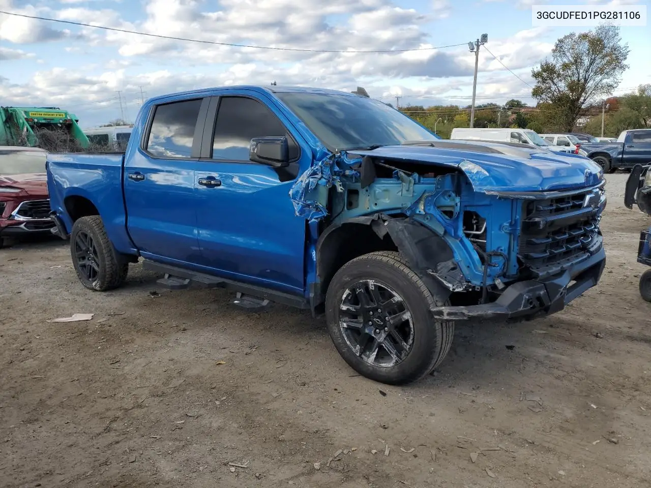 3GCUDFED1PG281106 2023 Chevrolet Silverado K1500 Lt Trail Boss