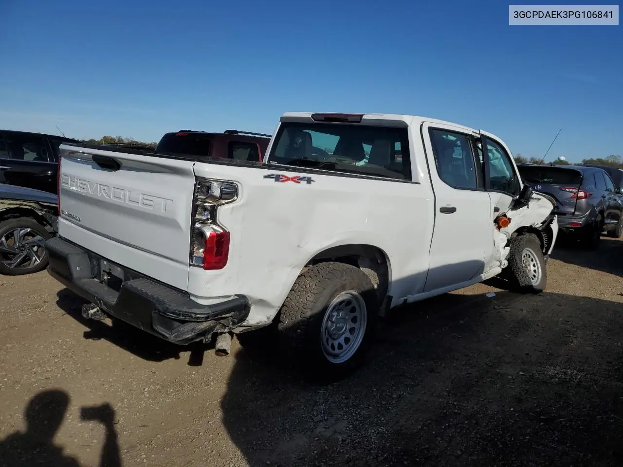 3GCPDAEK3PG106841 2023 Chevrolet Silverado K1500