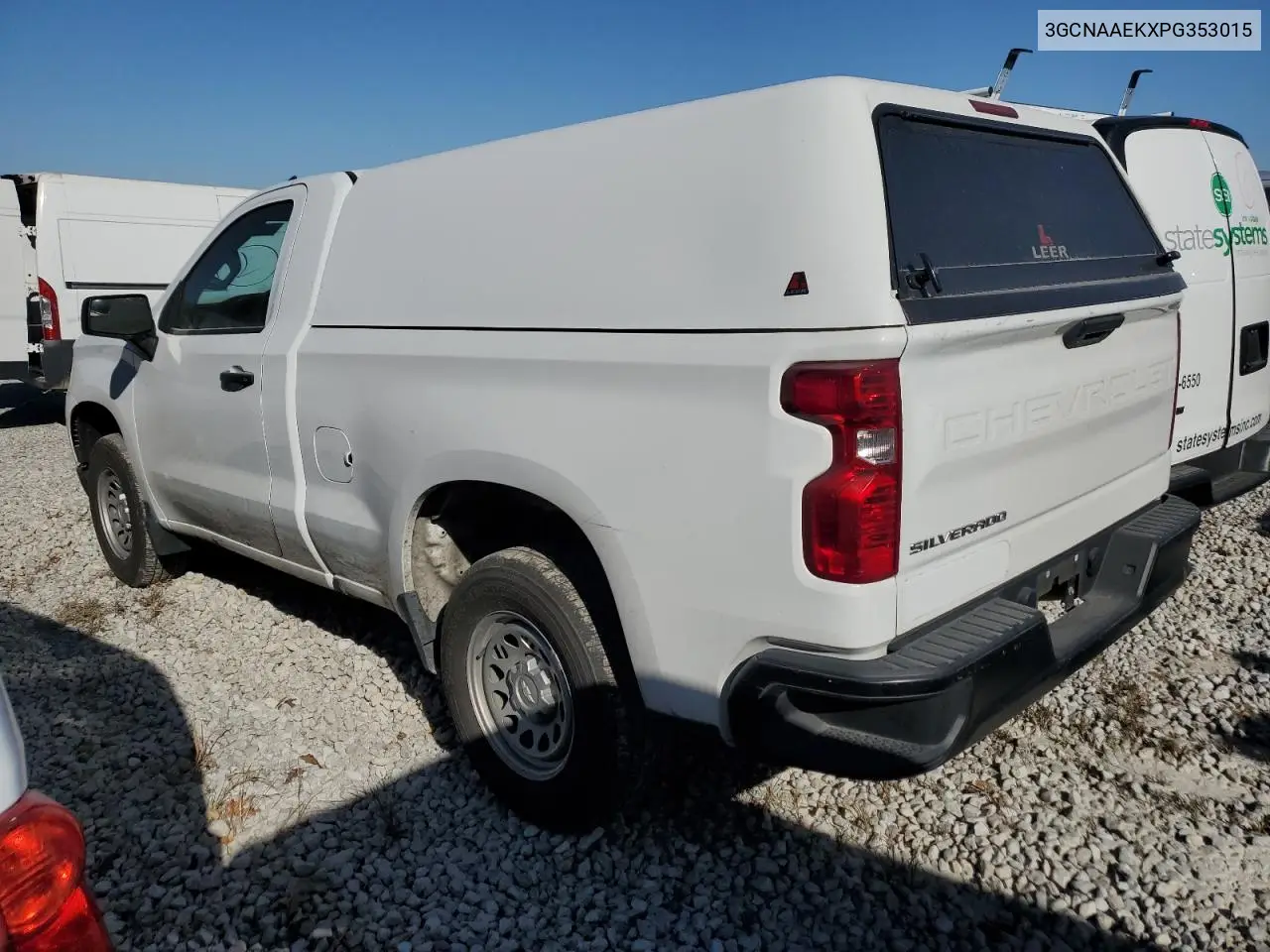 3GCNAAEKXPG353015 2023 Chevrolet Silverado C1500
