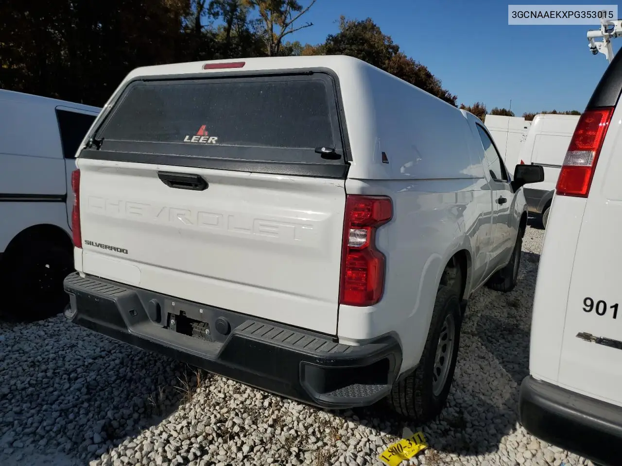 3GCNAAEKXPG353015 2023 Chevrolet Silverado C1500