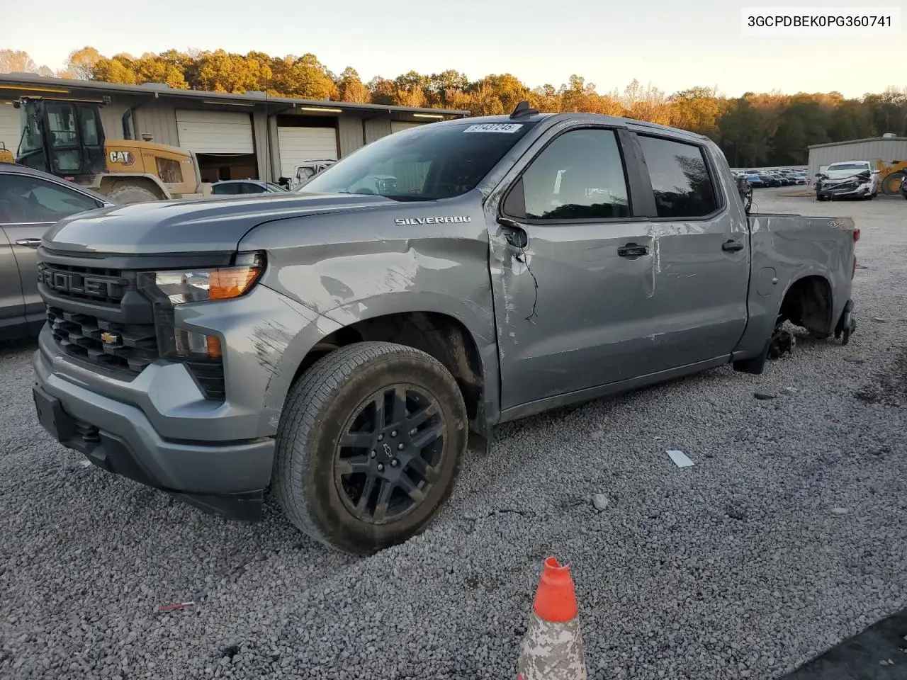 3GCPDBEK0PG360741 2023 Chevrolet Silverado 1500 4Wd Short Bed Custom