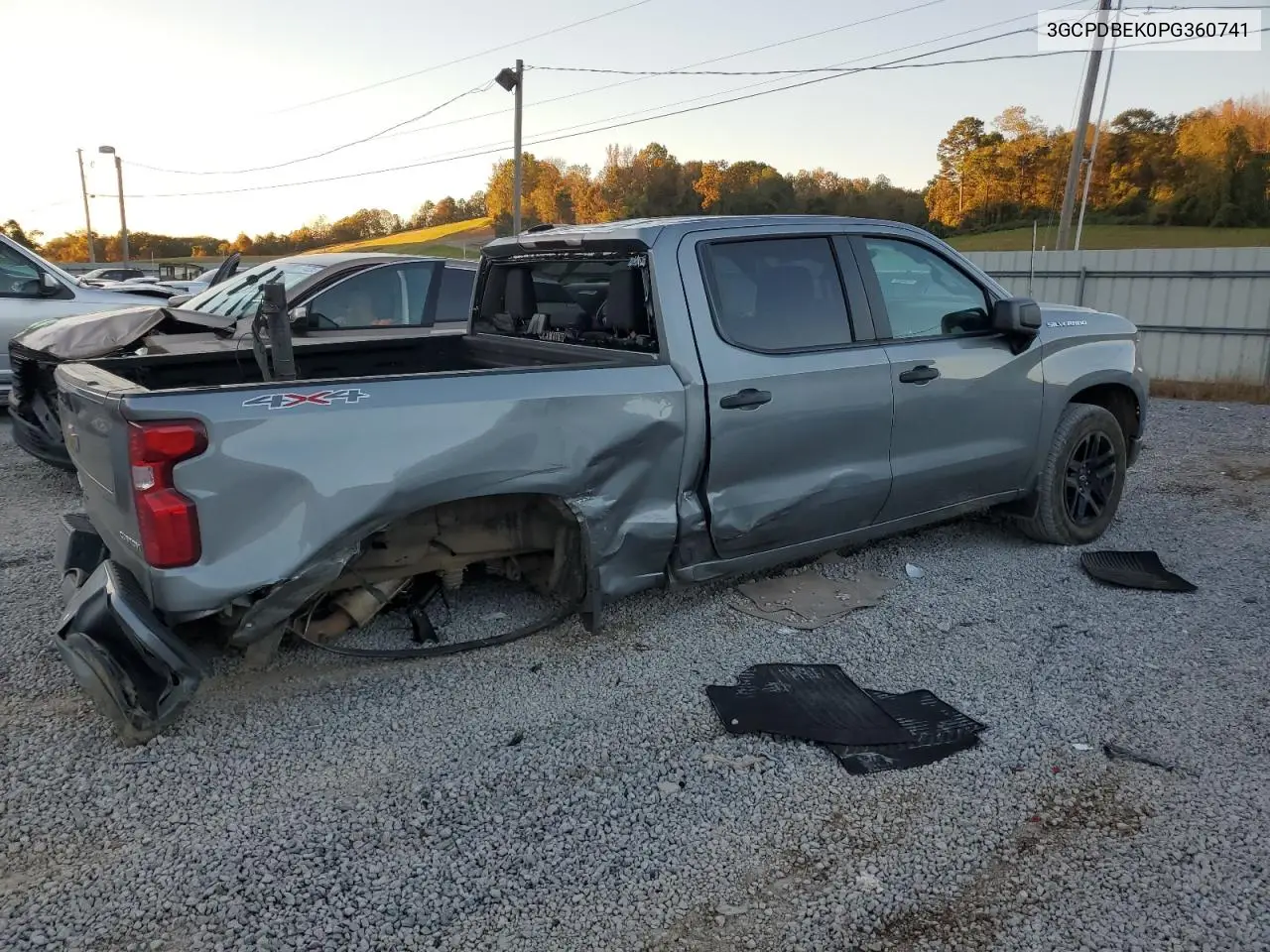 3GCPDBEK0PG360741 2023 Chevrolet Silverado 1500 4Wd Short Bed Custom
